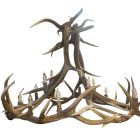 Wilderness Elk Antler Chandelier angled studio photo