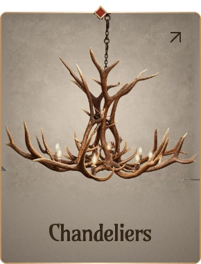 Shop antler chandeliers – Wilderness elk antler chandelier